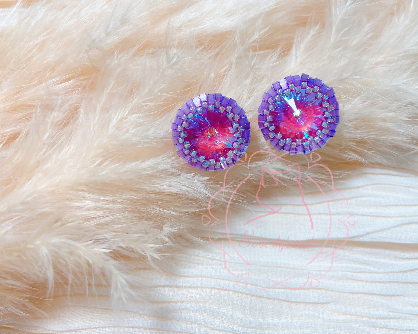 Cats Eyes - 12mm Royal Red series