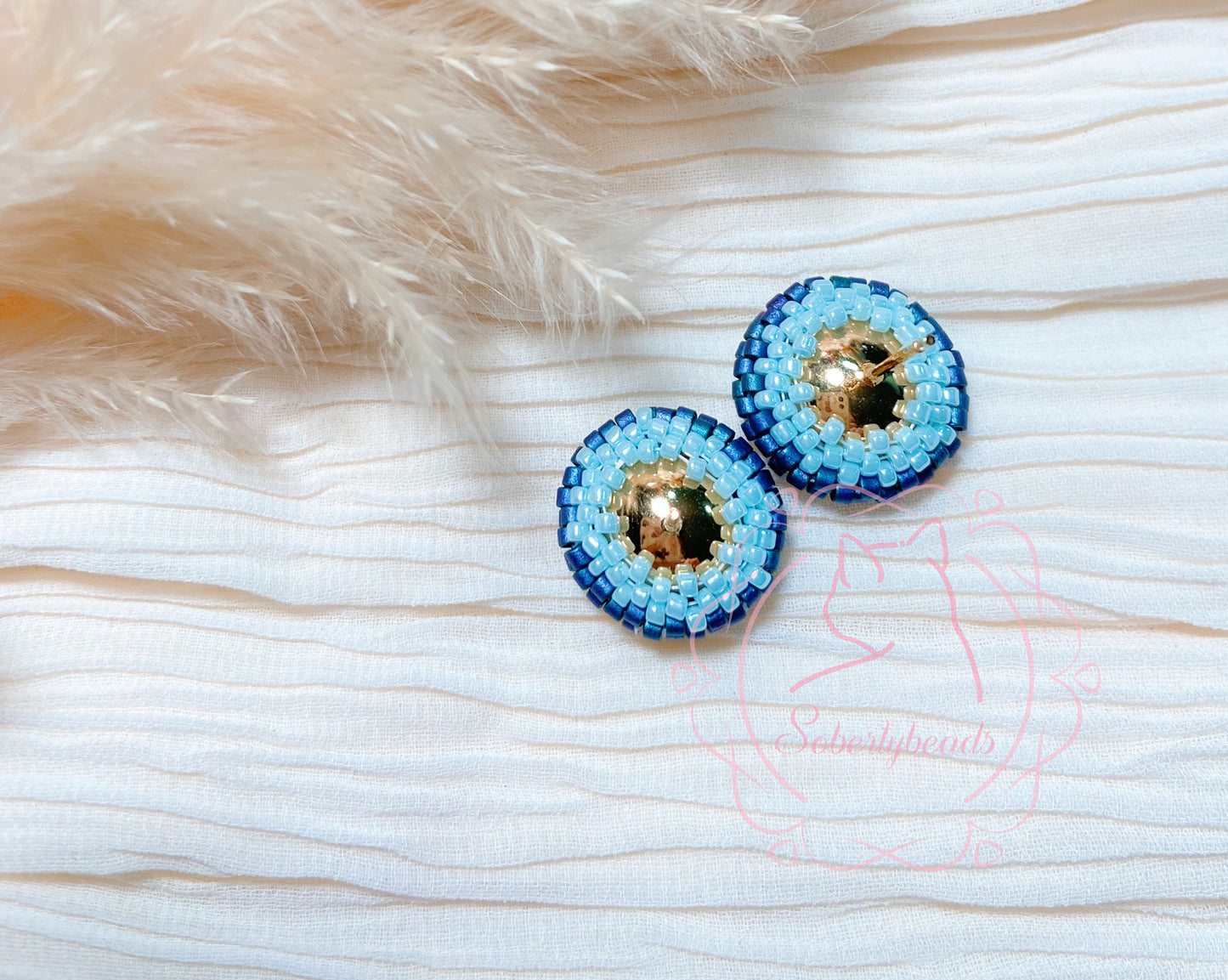 Cats Eyes - 12mm AB Crystal series