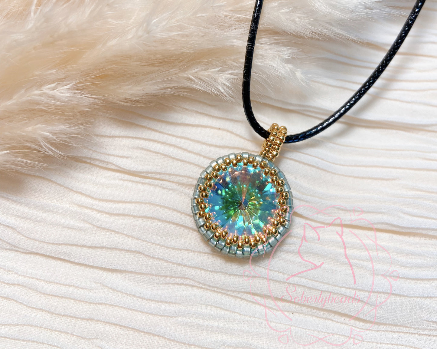 Cat’s Eye Pendant - Crystal AB